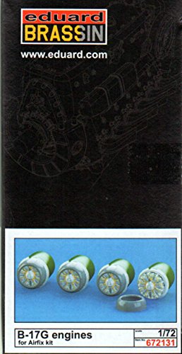 Moteurs B-17G Eduard Brassin 1:72 sublimez les détails du kit Airfix EDB672131