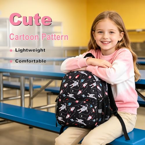 Image of Toddler Kids Backpack for Boys Girls 3-6: Travel Overnight Bag for Preschool, Kindergarten Space Backpack