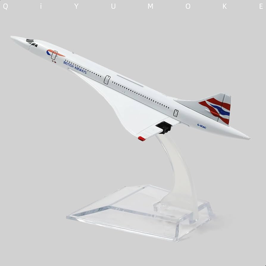 British Airways コンコルド模型 Amazon.com: QIYUMOKE 1/400 Scale Concorde British Airways