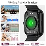 Smart Watch for Men Women(Answer/Make Call), 2025 New Smartwatch 1.96" HD Fitness Watch with 110+ Sport Modes, Heart Rate, Sleep Monitor, Pedometer, IP68 Waterproof Activity Tracker for Android iOS - Image 4