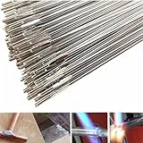 Cajjyruwe 10 m Aluminum Welding Rod 6 Meters Low Temperature Universal Weld Wire for Al Copper Iron Steel Repairing Objects Home Goods Fluidity Easy Weld Metal Solder low temp Repair Soldering Tool
