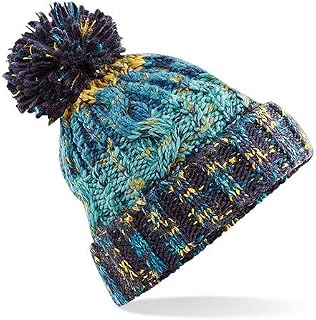 Beechfield B486 Corkscrew Pom Pom Beanie