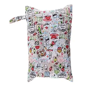 ATORSE Double Zipper Baby Cloth Diaper Nappy Wet Dry Bag Swimer Tote Style 2