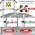5+6 Steps A-Frame Ladder, Aluminum Telescoping Ladder with 330lb Capacity Extendable Ladders, Lightweight Collapsible Ladders with Safety Latches & Non-Slip Feet for Home and Outdoor (1.7+2.0m)
