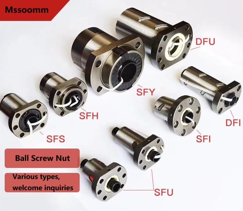 Vis à billes DFU2005 anti-vibration pour imprimante 3D et CNC