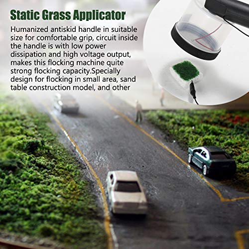 Garosa Mini Applicatore Statica Kit con 4 Colori, Applicatore ABS Portatile per Scenografie Fai da Te, Modellismo Miniature, Paesaggi in Sabbia, Artigianato Creativo