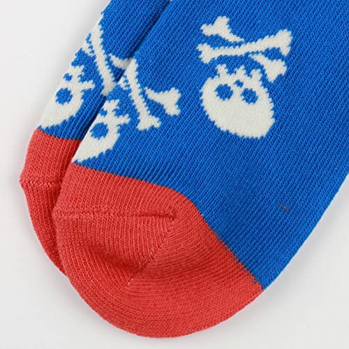 Cotton Day Kids Boys Fun Novelty Crew Dress Socks Colorful Pattern Design 4-6 Years (Size 6 Skulls) #TOP7