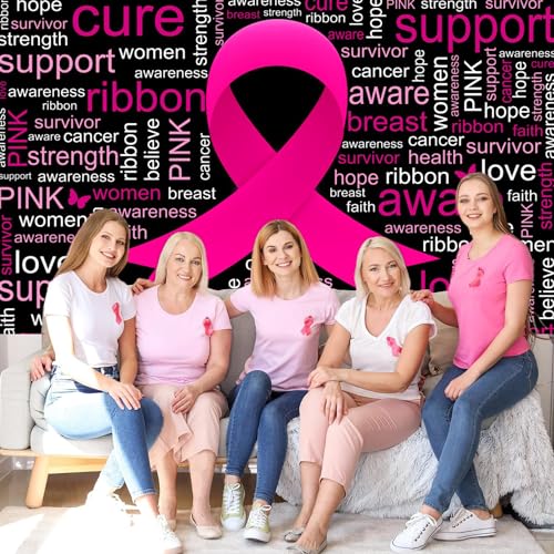 Fondo Fotográfico 7x5ft Awareness Cáncer de Mama miniatura 4