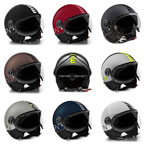 Momo Design 10010030032 Casco Demi Jet Fighter Evo Negro Mate Blanco Talla Xs Momo Design 10010030032 Casco Demi Jet Fighter Evo Negro Mate Blanco Talla Xs