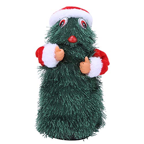 Fournyaa Elektrische dansende muziek kerstboom pop, kerstpop, kerstdecoratie, decoratief voor kerst Desktop Ornament… - Afbeelding 5