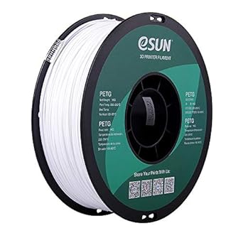 esun PETG Solid White 1.75 mm - 3D Printing Filament