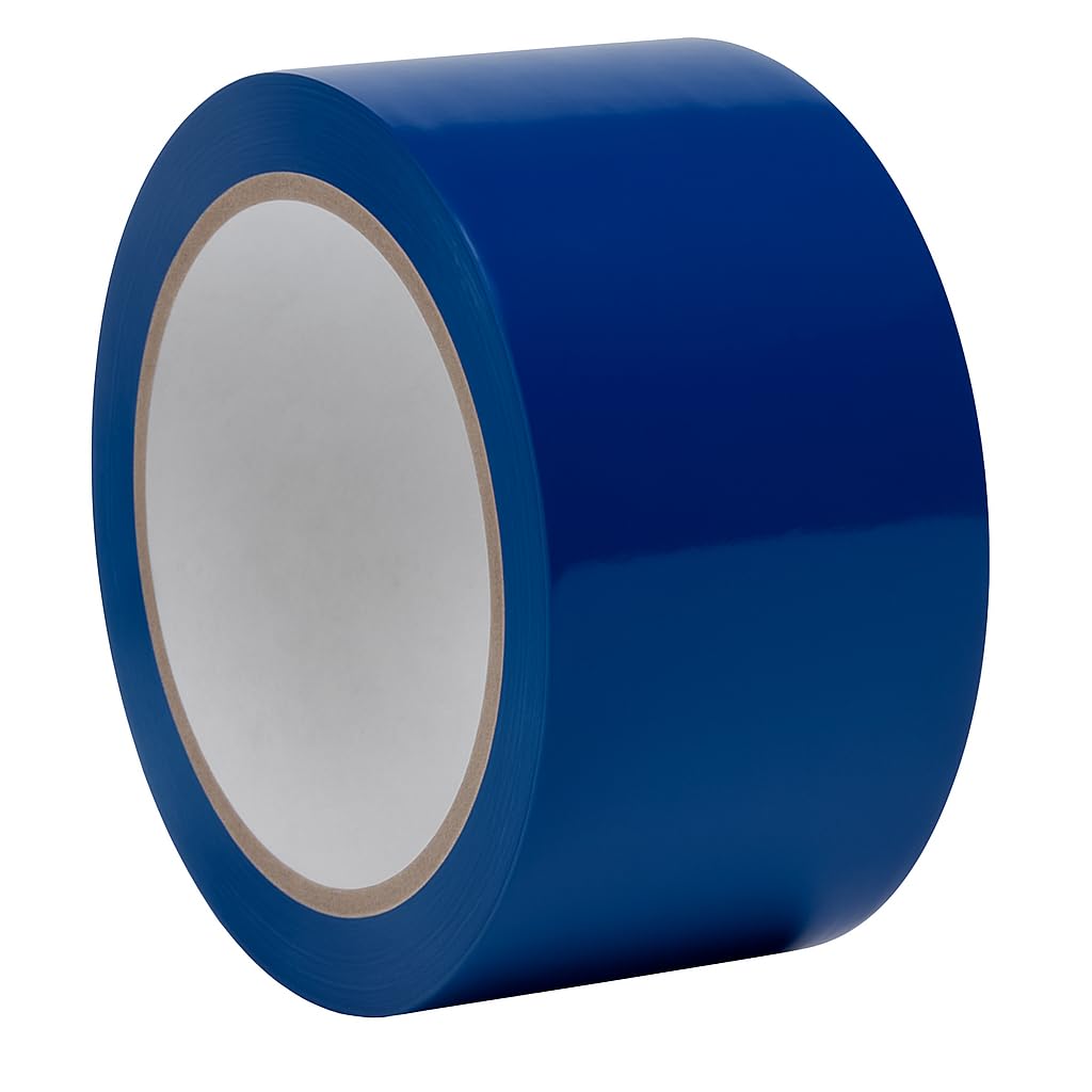 2 Pcs Bright Blue Tape (2 Inch Width x 25 Yards Length) Bright Blue Color BOPP/Packing/Marking High Strength Adhesive Tape For Packing Parcels, Boxes, Cartons, Postage, Arts And Crafts - 2 Count