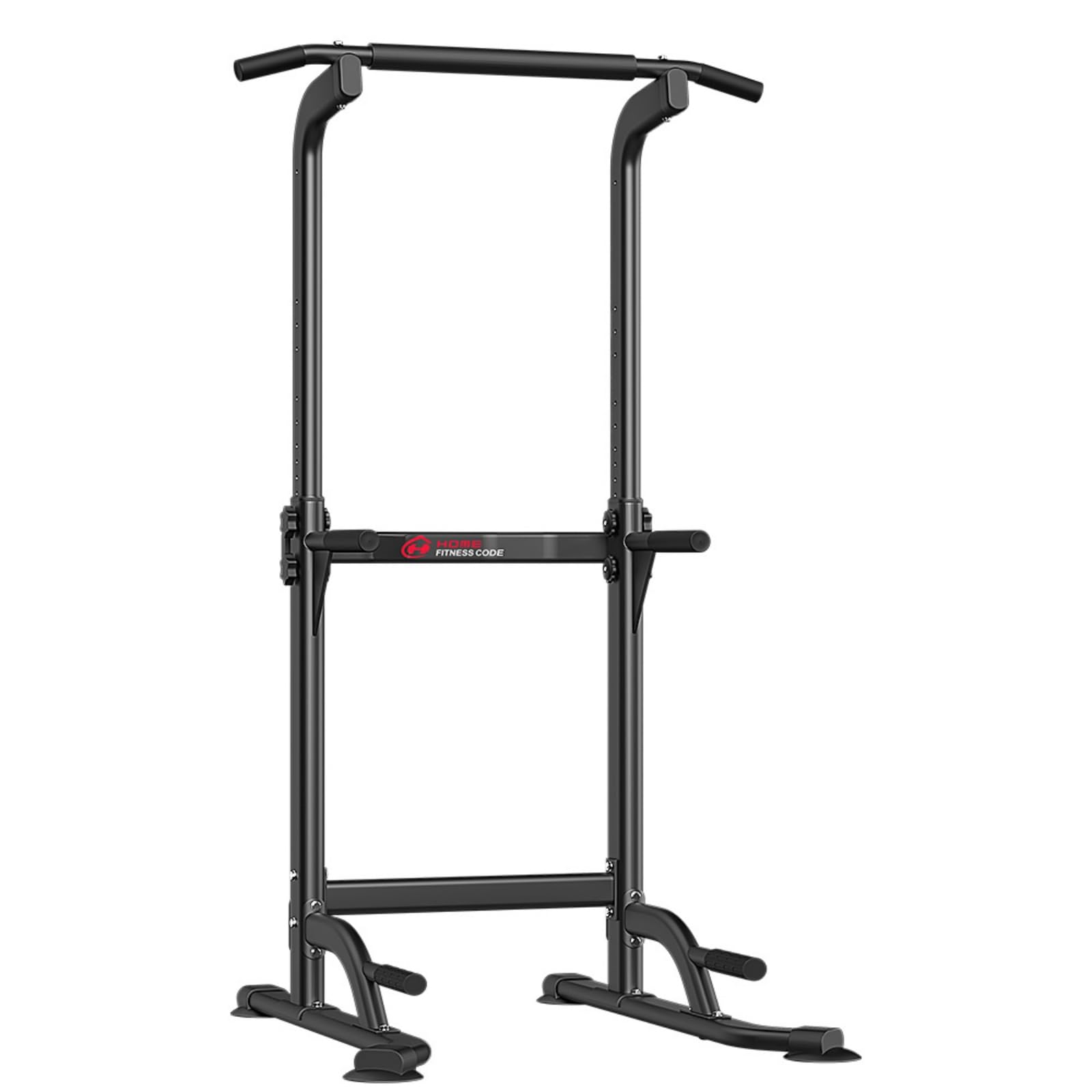 Power Tower Dip Station - Barra per trazioni autoportante, multifunzione per allenamento a torre elettrica, regolabile in altezza, 165-210 cm, autoportante per palestra domestica