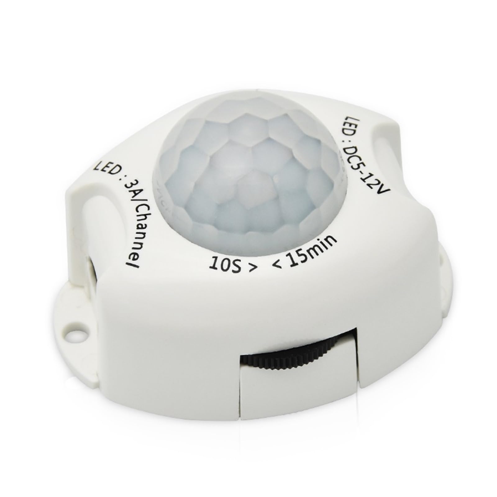 ZXAOMMBEA DC5V-24V 12V Human Body Infrared Motion Sensor Detector Control LED Light bar photosensitive Switch DC Connector(LSD-D01)