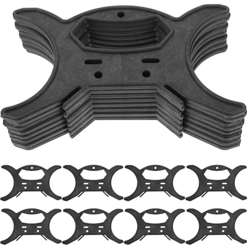 PRETYZOOM 8 Pcs Christmas String Light Storage Holder Christmas Light Organizer Holiday Light Storage Wind up Lights Cord Organizer for Cord Wire Hose Storage Black