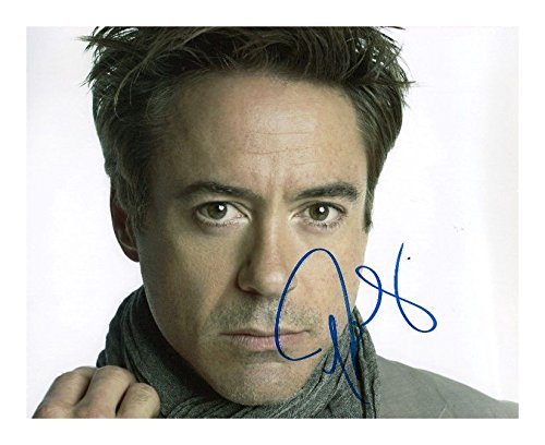 Photo Robert Downey Jr Signed Autographed 8 x 10