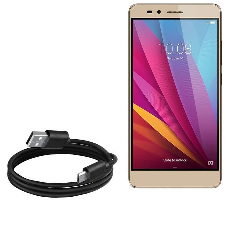 BoxWave Cable Compatible with Honor 5X - DirectSync Cable, Durable Charge and Sync