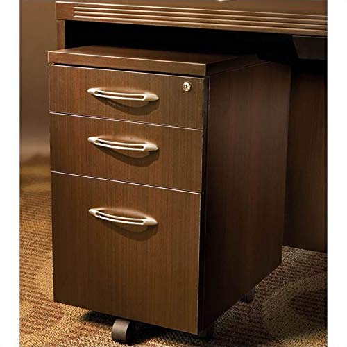 Safco Products Mayline AMK20LDC Aberdeen File Pedestal, Mocha Laminate