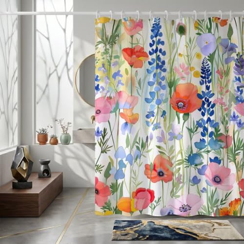 Rideau de douche en tissu polyester de qualité supérieure aux oeillets renforcés
