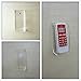 Zice Soporte para control remoto de acrílico para montaje en pared para...