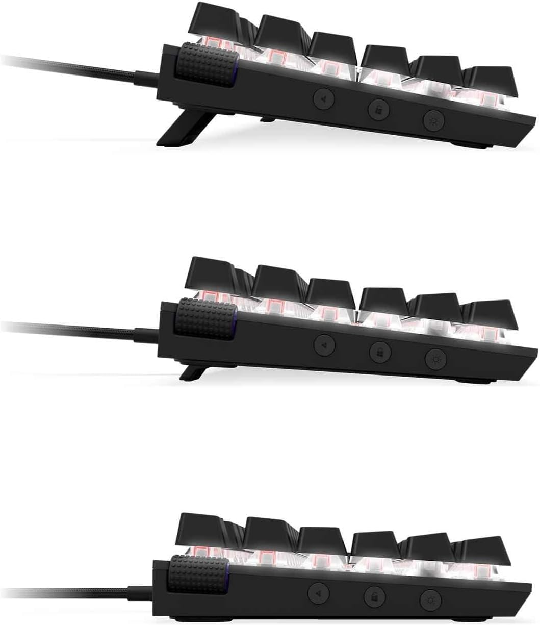 NZXT Function TKL 2022 - Mechaniczna klawiatura do gier PC - Podświetlana - Liniowy przełącznik RGB - Przełączniki kompatybilne z MX - Hot Swap - Osłona aluminiowa - Czarny DE (QWERTZ)