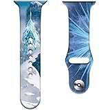 アナと雪の女王 アップルウォッチ バンド Apple Watch バンド 38mm 40mm 41mm 42mm 44mm 45mm 49mm アップルウォッチベルト装着簡単 長さ調節 ステンレス鋼バックル付き 通気性 耐久性,1,42/44/45/49 [並行輸入品]