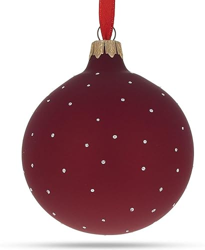 Miniatura 2 de Caring Doctor con estetoscopio bola de vidrio soplado adorno de Navidad 3.25 pulgadas