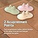 SNPE Danason II - Neck Pressure Point Massager, Extra Firm Suboccipital & Occipital Release, Acupressure Neck & Shoulder Tension Reliever, Cervical Traction Device (Soft Mint)