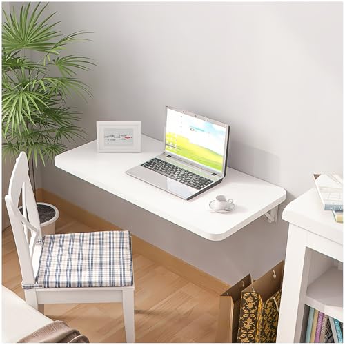 Table à linge pliable avec supports et bureau mural rabattable pour ordinateur - 2