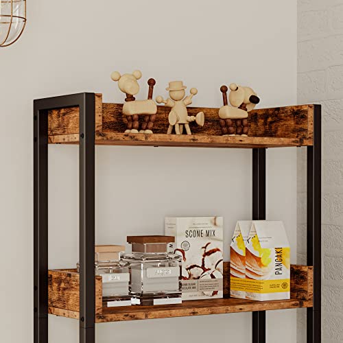 image for IRONCK Litter Box Enclosure with 4 Shelves and Doors, Indoor Cat House