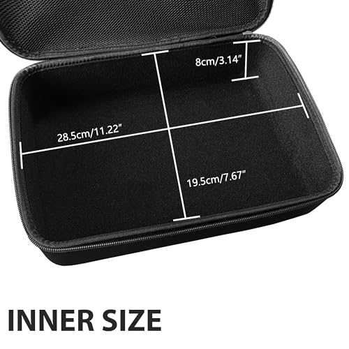 Musiin Audio Samplers Case Compatible with Roland SP-404MKII, SP-404A, SP-404SX, SP-404, Smooth Dual Zippers, Spacious Top Mesh Pocket for Accessories,Soft and Comfortable Handle,Make travel easier - Thumbnail 2