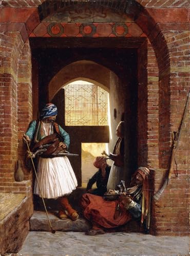 Toile Impression Tableaux Peinture Jean Léon Gérôme Décoration Chambre 60x90cm