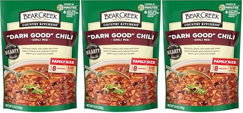 Bear Creek Soup Mix, Darn Good Chili, 8.8 Ounce (Pack of 3)
