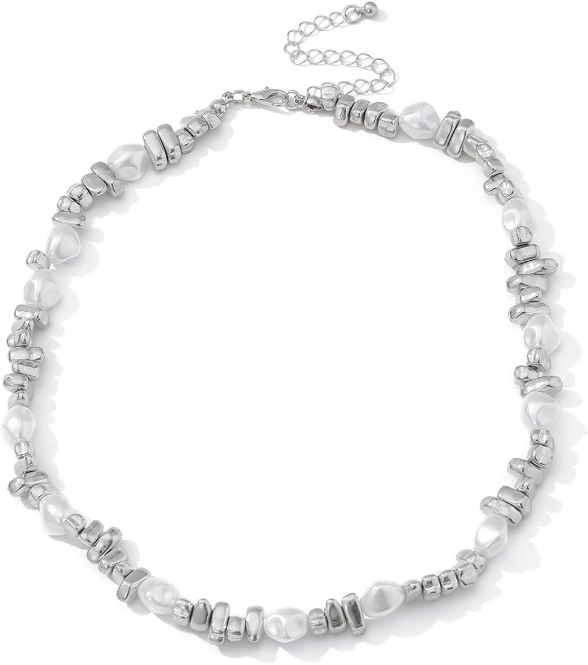 Gold Pearl Necklaces for Women,Trendy White Beaded Necklace Vintage Pearl Choker Necklaces,Aesthetic Party Prom Jewelry Accessories Gifts - Image 7