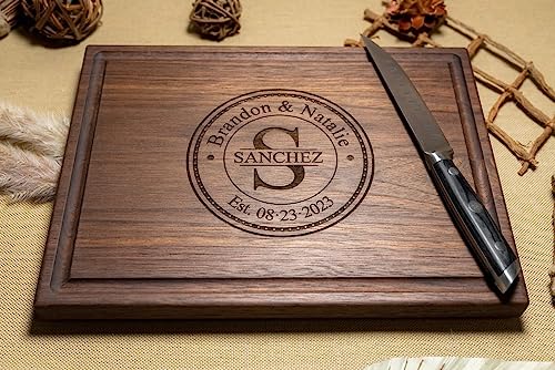 Personalized-Hardwood-Cutting-Board-Custom-Wedding-Anniversary-Housewarming-Gift-Engraved-Charcuterie-Board-for-Couples-Newlyweds-USA-Made-Initial-Stamp-Design-097 Personalized Hardwood Cutting Board Custom Wedding Anniversary Housewarming Gift Engraved Charcuterie Board for Couples Newlyweds USA Made Initial Stamp Design 097