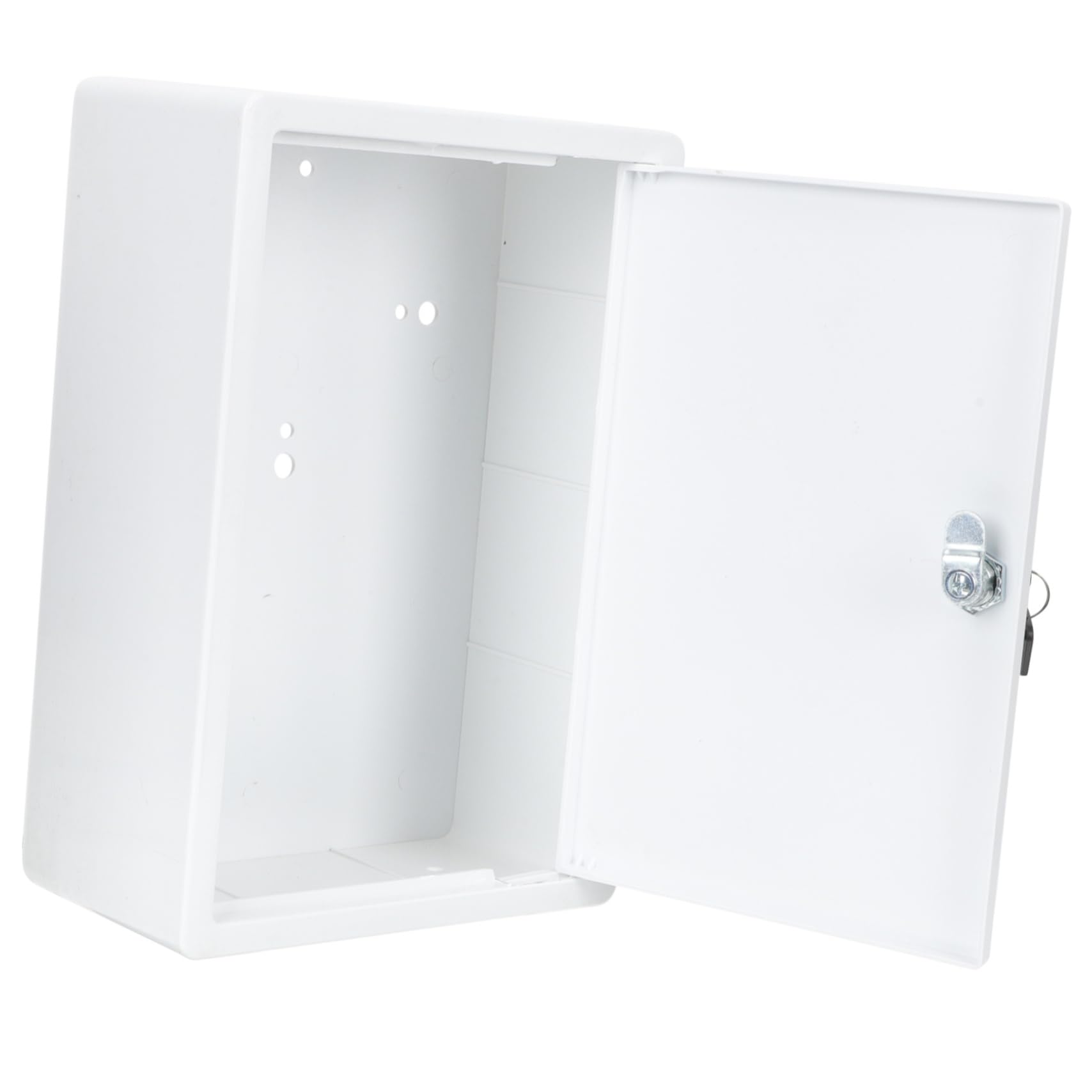 Boîte à lait murale beige en plastique avec serrure sécurisée pour le rangement à la maison