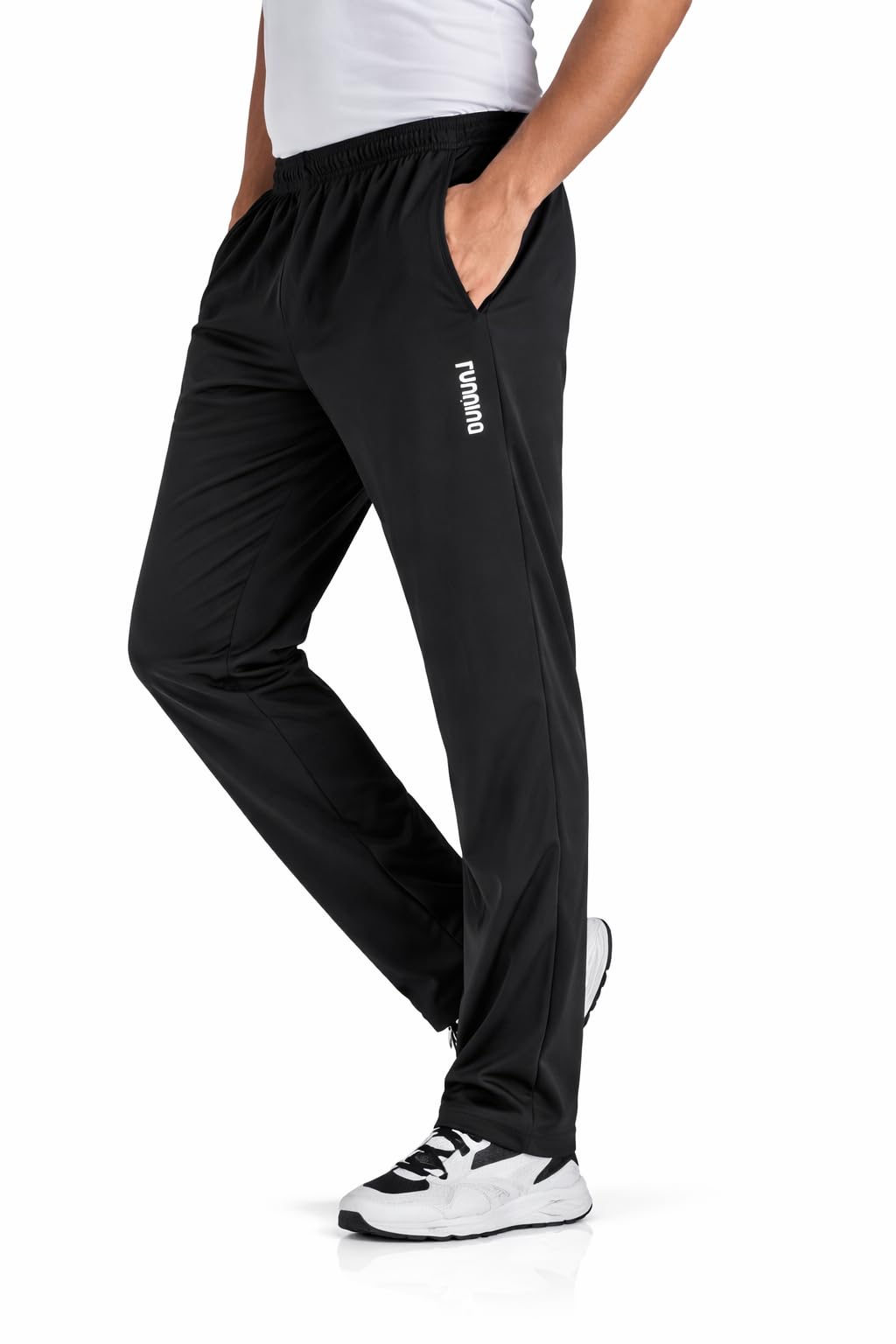 mahananda kart Slim Fit Joggers Track Pants for Men | Best for Sports,Gym,Cricket & Running with Black and Navy Blue Clour and Zip Pocket,Lycra + Polyester Fabric M,L,XL-picture-41