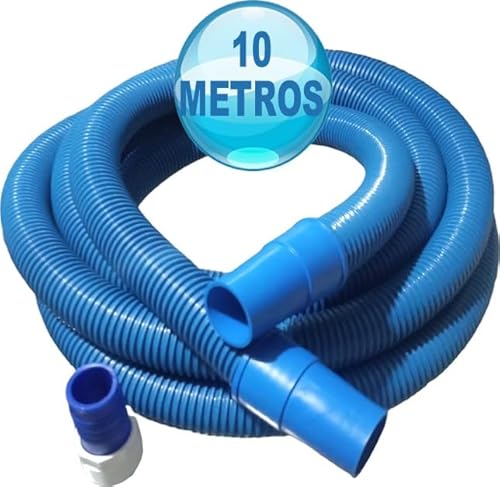 Mangueira Piscina Flutuante 10 Metros Flexivel Com Adaptador