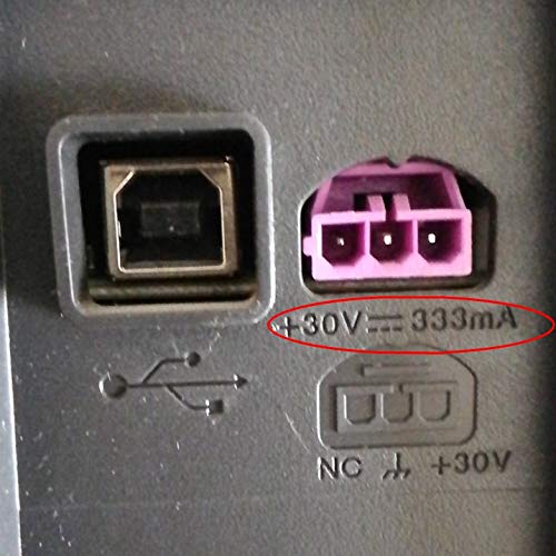 Replacement 30V 333mA AC-DC Power Supply Adapter For HP Printers - Model 0957-2286 With UK Plug