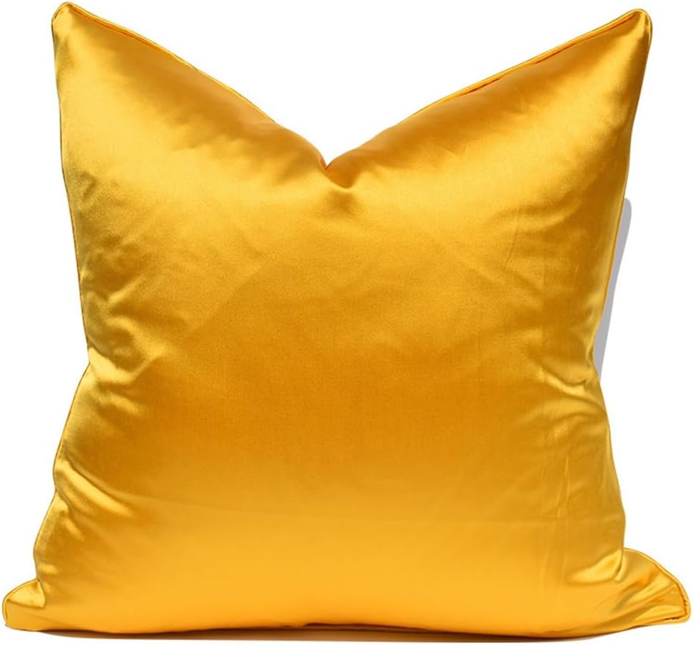 HBJWOV Living Room Sofa Pillow Cover Fan Model Golden Stripe Headboard Bedroom Cushion