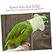 Garneck Parrot Collar for Severe Plucking Neckband for Macaw Durable Design Comfortable Fit Easy to Disassemble