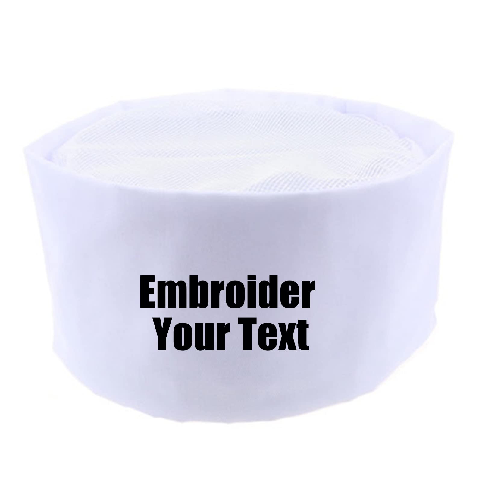 Nsteky Personalized Custom Chef Hat Baker Kitchen Cooking Chef Cap with Breathable Mesh Top