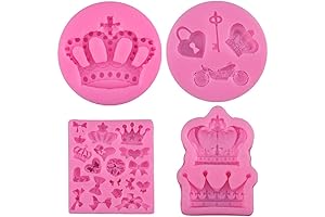 DIY Handcraft Silicone Crown Fondant Candy Molds