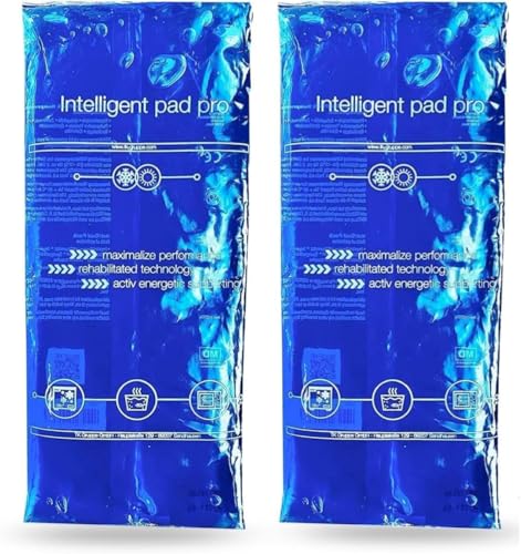 2x XXL Kühlpads - 28x12 cm Kalt Warm Kompressen blau, Groß -...