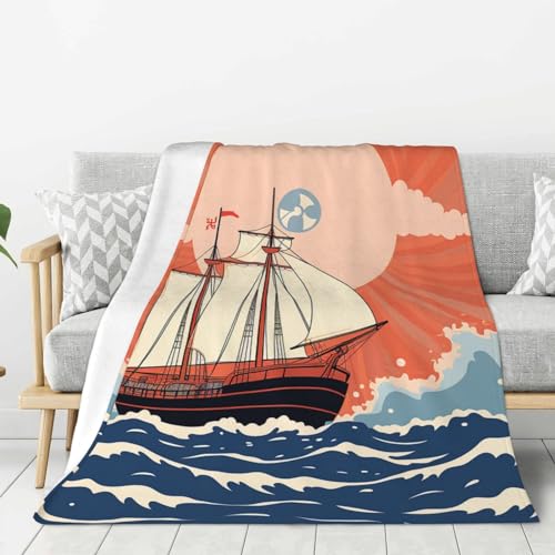 Couverture en flanelle légère contre le froid sur le sofa
