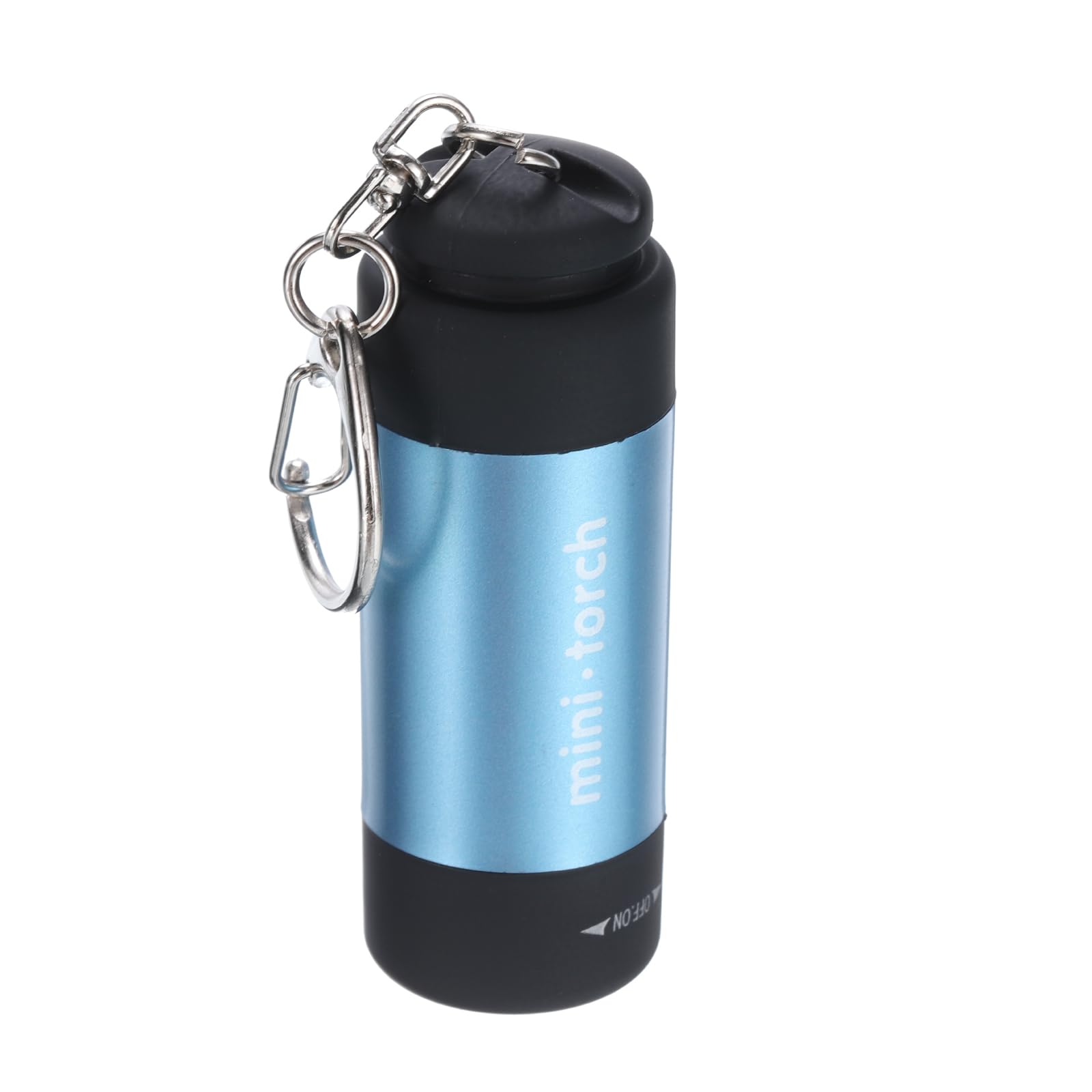 PATIKIL 2.56Inch Mini Keychain Flashlight, Pocket LED Flashlight Portable Torch USB Rechargeable for Outdoor Camping Party Blue - Image 3