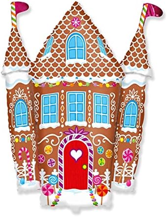 Globo de helio de aluminio Mylar de 34 pulgadas / decoración de fiesta de invierno (XMAS)