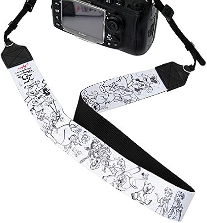Amazon カメラストラップ ディズニーキャラクター ディズニーストア ジャパン25周年記念 カメラ 双眼鏡用ストラップ ホルダー 通販
