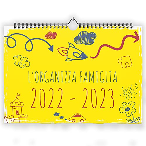 Calendario Famiglia 2025 Da Muro - Planner Settimanale Con 6 Colonne E Adesivi - Foto 9