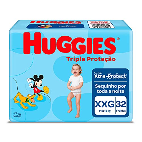 Fralda Huggies Tripla Proteção XXG - 32 fraldas